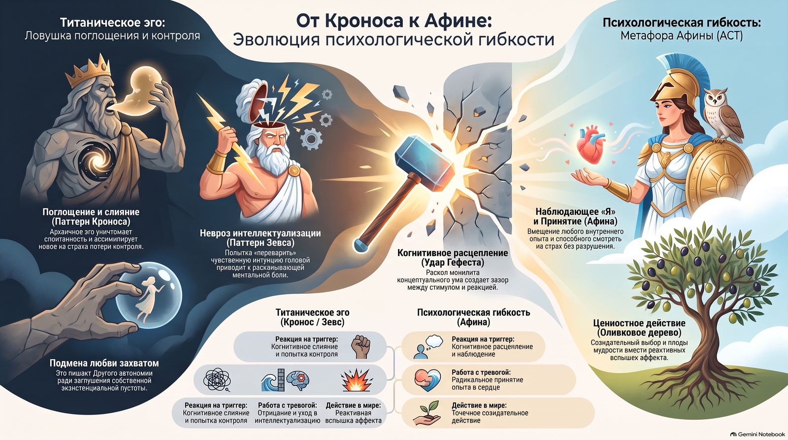 Эволюция психологической гибкости: матрица Гексафлекса ACT