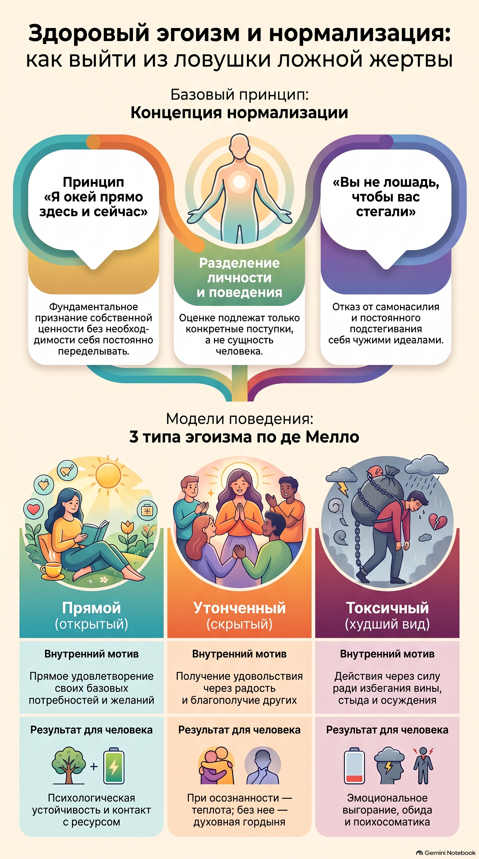 Модели поведения: прямой, утонченный и токсичный эгоизм